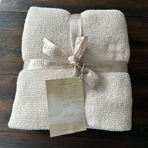 Barefoot Dreams Soft Cream Throw